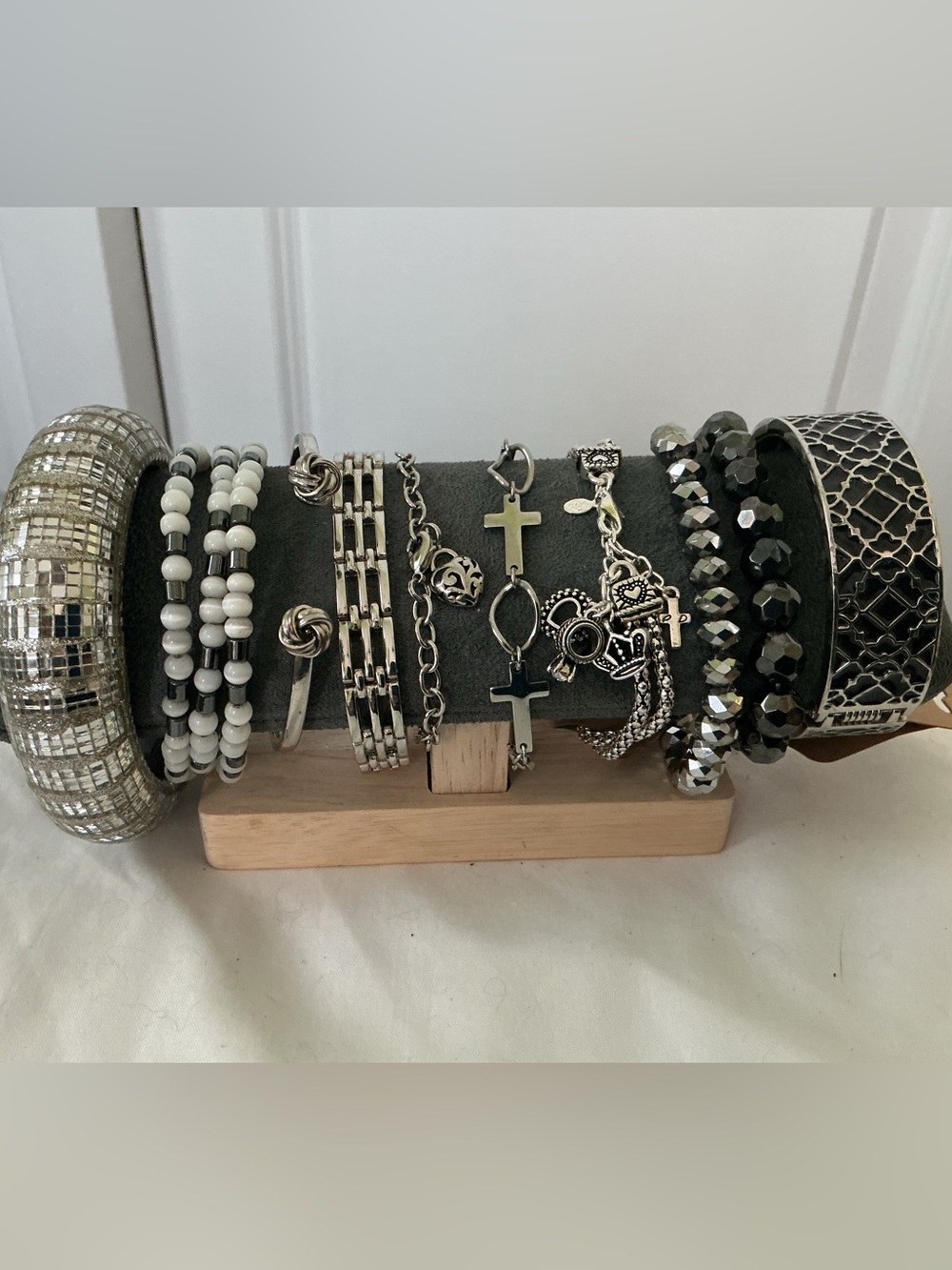 10-Piece RESELLERS Silver Bracelet Lot - Picture 2 of 5